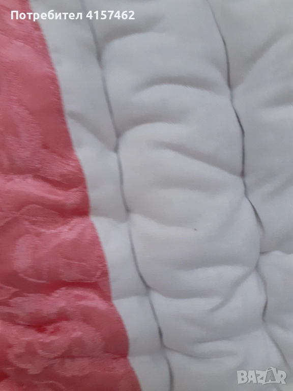 Качествен розов юрган 210/220см, снимка 1