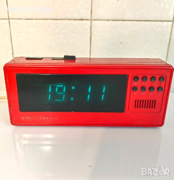 Руски Соц СССР Настолен Часовник ЭЛЕКТРОНИКА 11-03, снимка 1