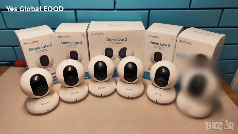 Blurams 2K Indoor Surveillance Camera – 360° WiFi Камера - Проследяване на движение, снимка 1