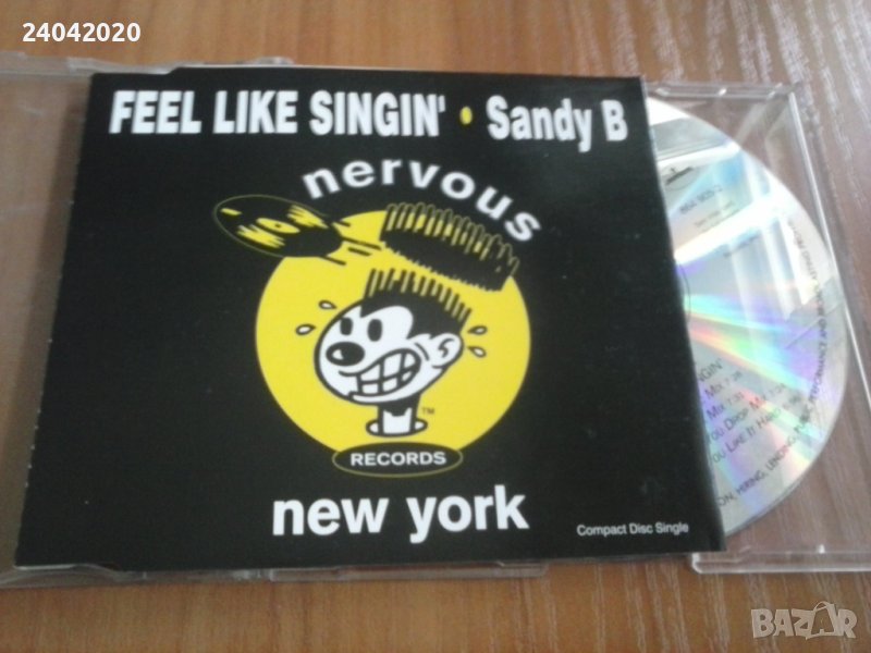Sandy B – Feel Like Singin CD single, снимка 1