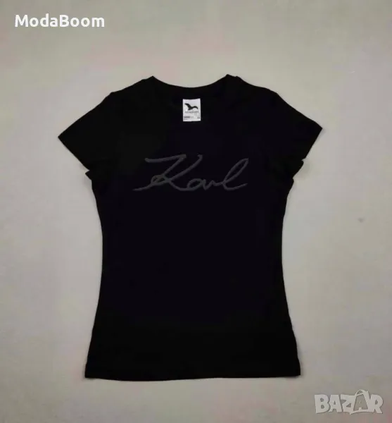 Karl Lagerfeld черна дамска тениска , снимка 1