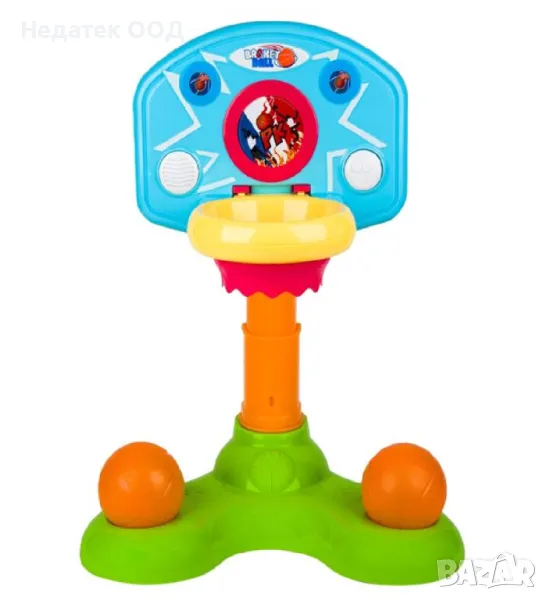 Детски, баскетболен, кош, с музика, 41х11х42 см, снимка 1