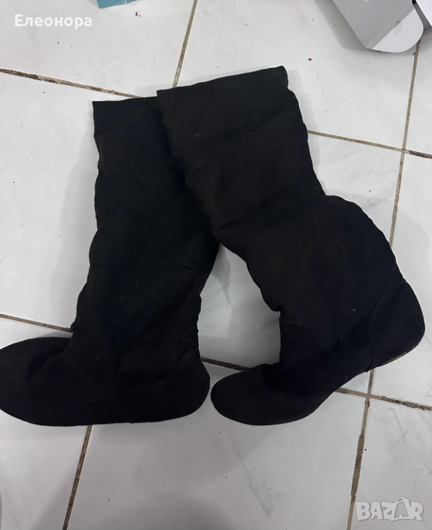 велурени леки боти, снимка 1