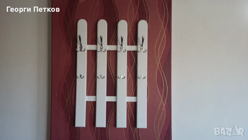 Закачалка Четворка,различни цветове, от чам., снимка 1