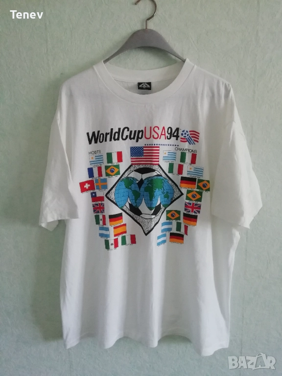 World Cup 1994 USA Vintage ретро памучна тениска оригинална Световно първенство футбол САЩ 1994 , снимка 1