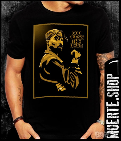 Тениска 2PAC GOD BLESS THE DEAD, снимка 1