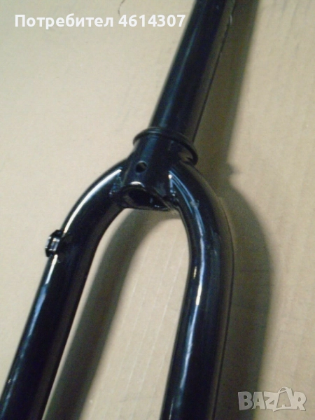 Вилка - Disc Tange Cromo Steel fork black 1-1.1/8” , снимка 1