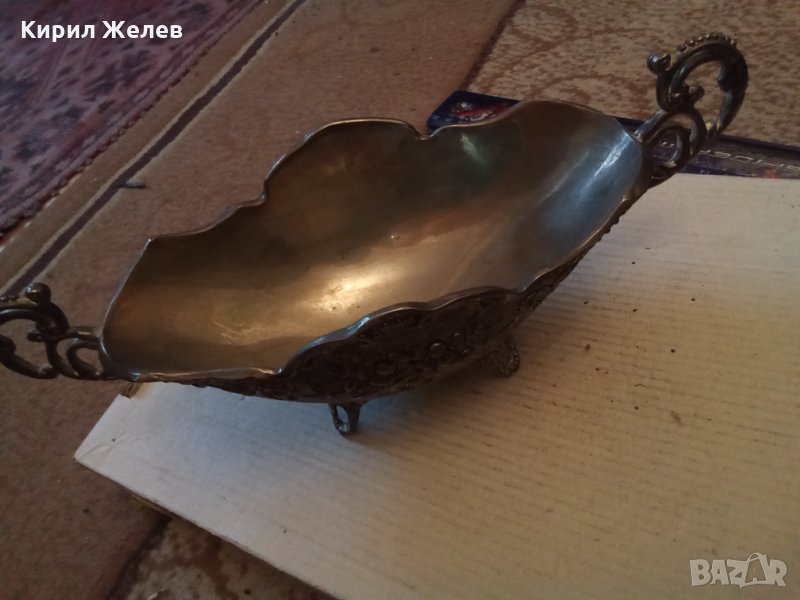Посребрена Фруктиера стара 24572 , снимка 1