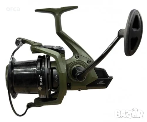 🎣 Макара за риболов на дъно – шаранджийска OSAKO BIG SHARK 10+1 лагера, снимка 1