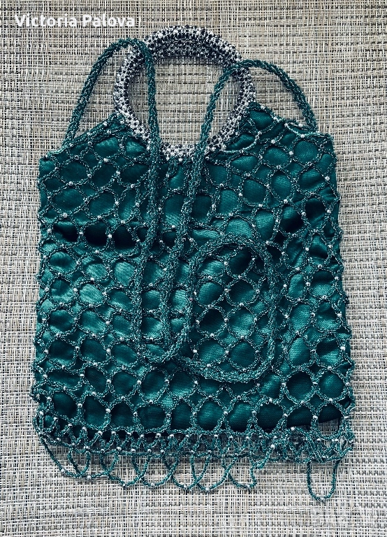 Луксозна изумрудена чанта - хитът на годината, снимка 1