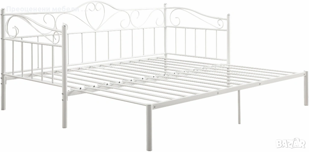 Метално разтегателно легло Sina внос от Германия, снимка 1