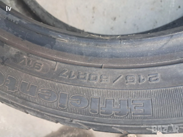 Летни гуми 215/50/17 - 2 бр, снимка 5 - Гуми и джанти - 53457913