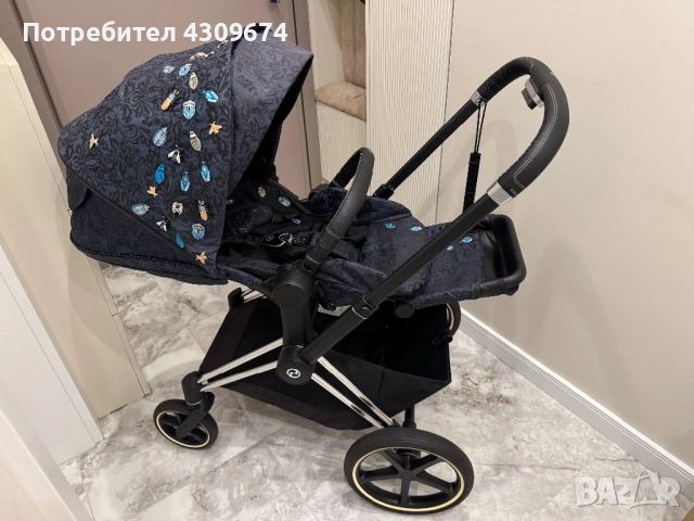 Количка cybex priam jewels of nature, снимка 8 - Детски колички - 52574178