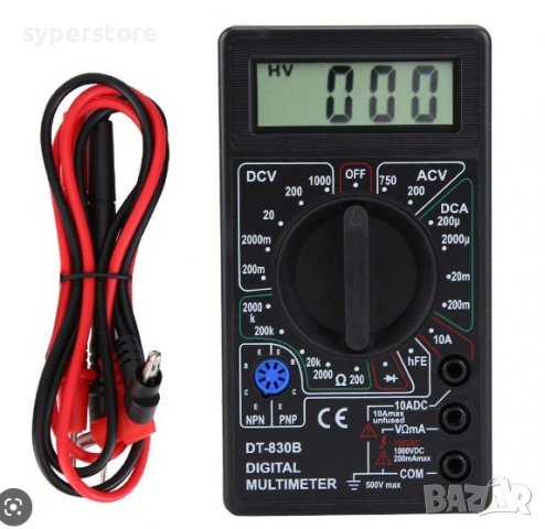 Мултицет Digital One SP00716 DT-832  Дигитален, Универсален, Digital Multimeter