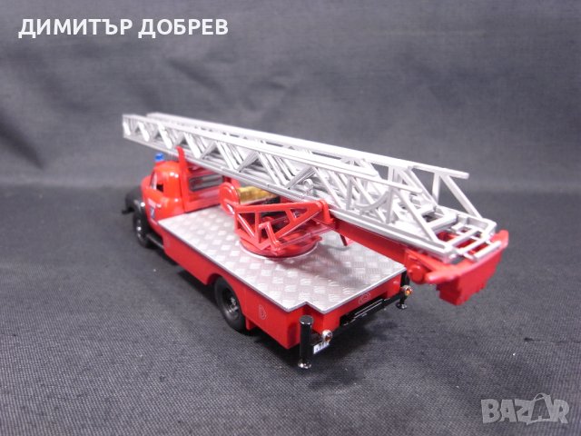 1/43 МЕТАЛНА КОЛИЧКА МАЩАБЕН МОДЕЛ КАМИОН ПОЖАРНА КОЛА OPEL BLITZ, снимка 3 - Колекции - 42343662