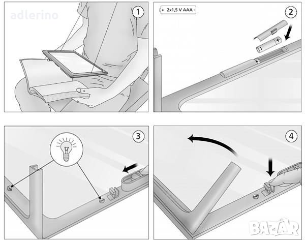 Лупа A4 за четене, голяма лупа, екранна лупа, филателска лупа, снимка 7 - Други - 34470732