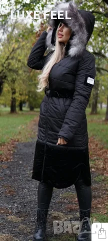 🤍 Естествен Косъм 🤍Дамски Зимно Яке XL -6XL, снимка 4 - Якета - 56087149
