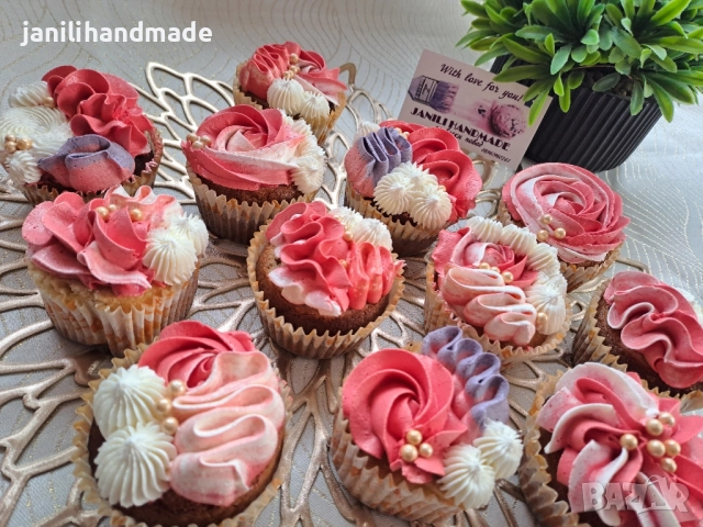 Мъфини с маслен крем, подарък, снимка 3 - Домашни продукти - 52113229