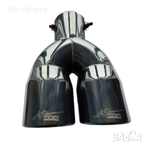 Накрайник ауспух PG111 двоен входа-60мм изхода-2х69мм