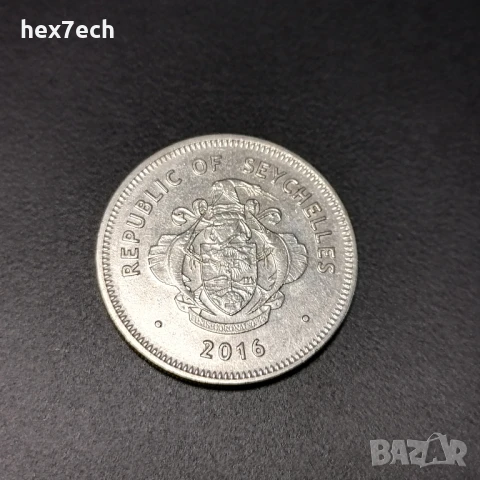 ❤️ ⭐ Сейшели 2016 1 рупия ⭐ ❤️, снимка 2 - Нумизматика и бонистика - 38701376