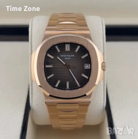 Patek Philippe Nautilus 40mm Steel Olive Green Dial Automatic Различни Варианти, снимка 3 - Мъжки - 48002729