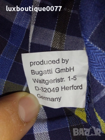 Чисто нова без етикет мъжка риза Bugatti XL, снимка 6 - Ризи - 51636553