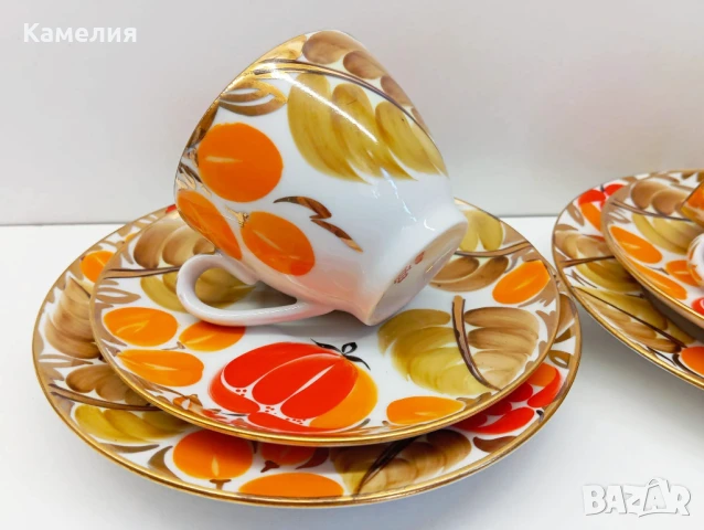 Руски порцелан , снимка 4 - Чаши - 50914828