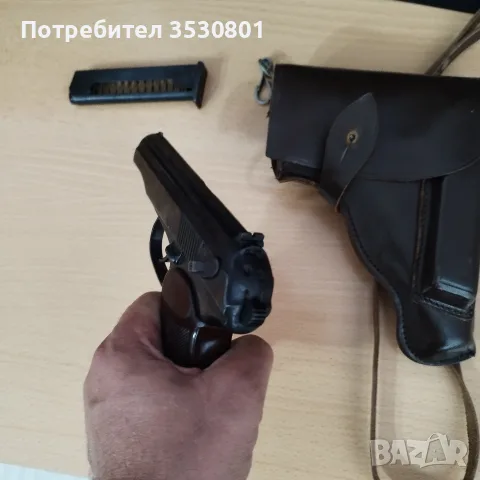 Пистолет Макаров кал.9*18 мм-ДЕАКТИВИРАН/ОБЕЗОПАСЕН , снимка 3 - Бойно оръжие - 56041230
