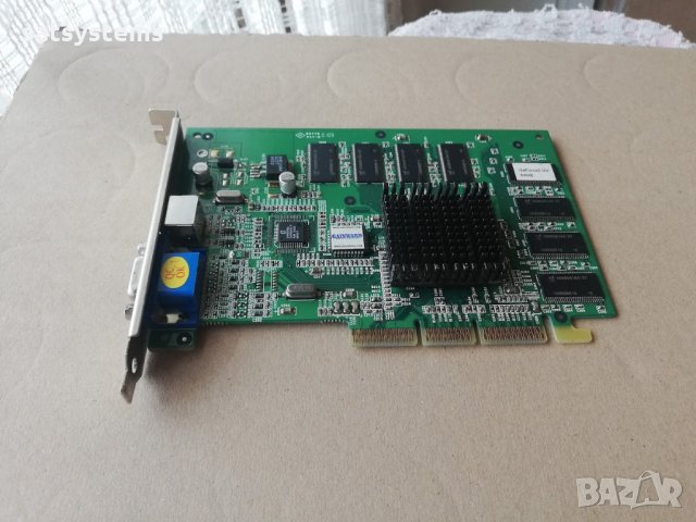 Видео карта NVidia GeForce 2 Gainward CardXpert MX400 64MB SDR 128bit AGP, снимка 5 - Видеокарти - 34556710