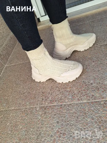 МАРАТОНКА ТИП ЧОРАП  НОМЕР 37, снимка 10 - Маратонки - 49553316