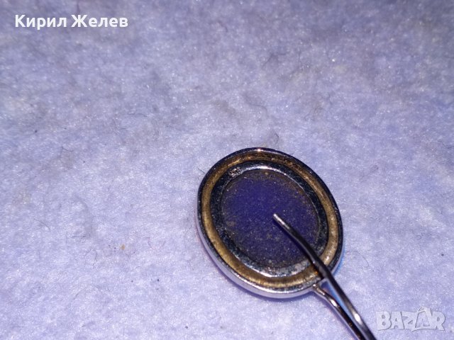 АР ДЕКО СРЕБЪРНА РЕТРО АРТ ОБЕЦА АНГЛИЯ СРЕБРО 925 с ГОЛЯМ ЮВЕЛИРНО ФАСЕТИРАН СИН КАМЪК 36409, снимка 6 - Обеци - 39637887