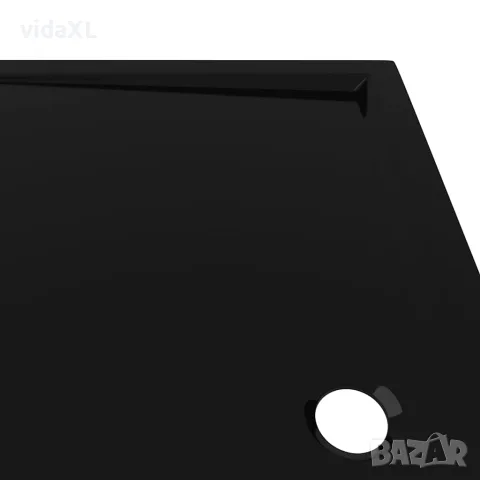 vidaXL Правоъгълно ABS душ корито, черно, 70x120 см, снимка 7 - Душ кабини и вани - 56146074