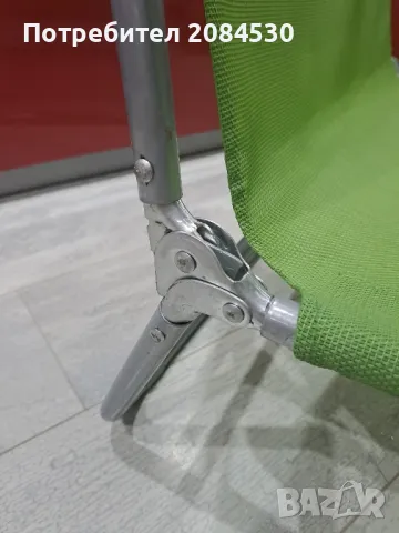 Шезлонг с двустранно регулиране 180/55см, снимка 9 - Градински мебели, декорация  - 49700978