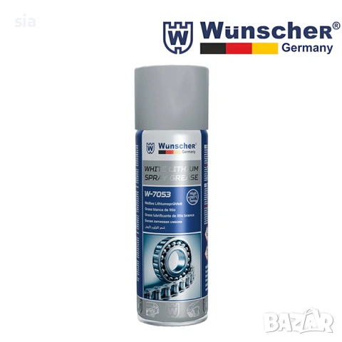 Спрей бяла литиева грес, WUNSCHER - 450мл