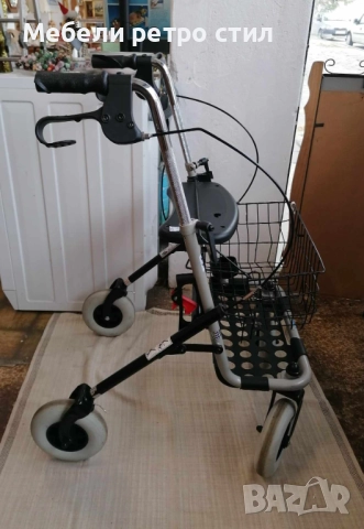 Проходилка за възрастни хора до 130 кг.Регулиране височината на дръжките. Спирачки на задните колела, снимка 6 - Други - 52390404