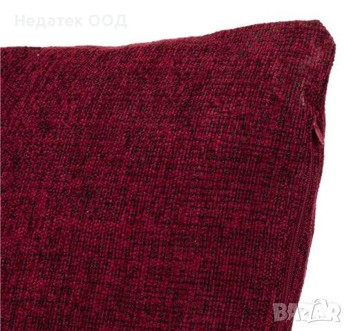 Декоративна възглавница Bordeaux Chenille, 52x52см, Бордо, снимка 2 - Възглавници - 41021212