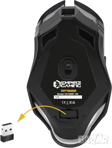 Безжичен комплект Empire Gaming Геймърска клавиатура и Мишка, снимка 4 - Клавиатури и мишки - 51029528