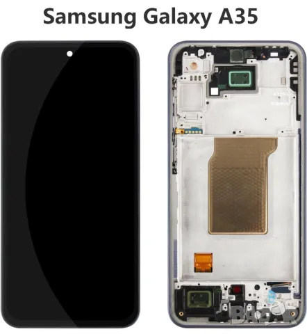 Дисплей за Samsung Galaxy A35, 5G, A356, тъч скрийн, с рамка, екран, тъчскрийн, A356E, A356U, A356B, снимка 2 - Резервни части за телефони - 48695437