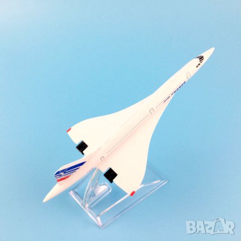 Конкорд самолет модел макет метален Air France , снимка 4 - Колекции - 29433422