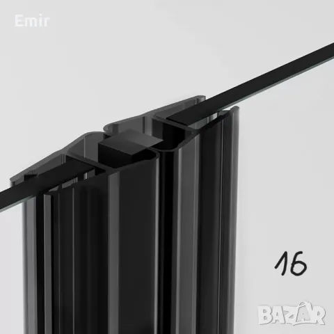  Силиконови лайсни, уплътнения, държачи, дръжки, панти, ролки за душкабини, снимка 16 - Душ кабини и вани - 49203390