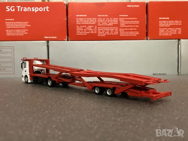 Herpa 1:87 Scania Автовоз, снимка 4 - Колекции - 53275901