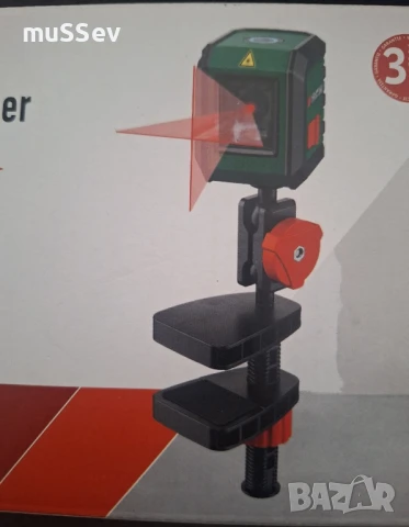 лазерен нивелир с кръстосани линии модел PKLL 7 E4 на Парксайд , снимка 5 - Друга електроника - 51258282