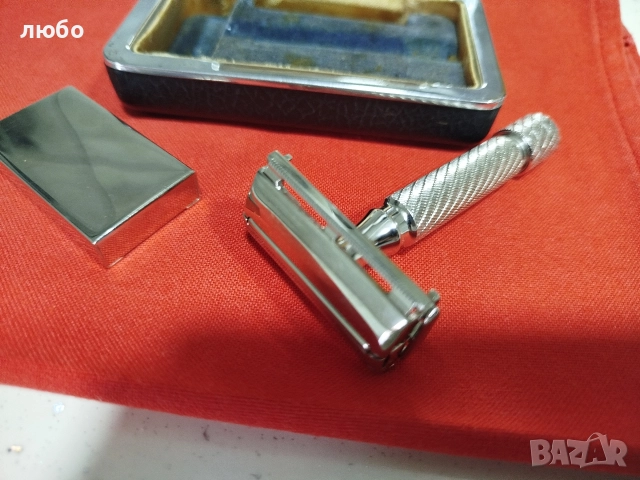 GILLETE SAFETY RAZON MADE IN ENGLAND N:21 1948 Чисто Нова не Употребявана , снимка 5 - Антикварни и старинни предмети - 52670983