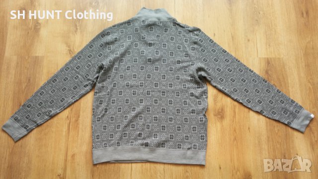 WE NORWEGIANS Zip-Up 100% Merino Wool размер L блуза 100% Мерино вълна - 410, снимка 3 - Блузи - 41388939