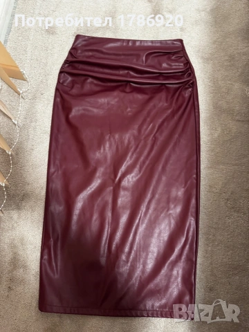 ЛУКСОЗНА КОЖЕНА ПОЛА 💃, снимка 7 - Поли - 50229103