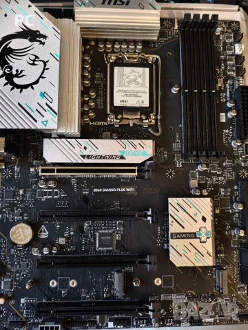 Проц Intel Core Ultra 5 250K Plus 35м гарнция +  Дъно MSI B860 GAMING PLUS WIFI, снимка 5 - Процесори - 55773735