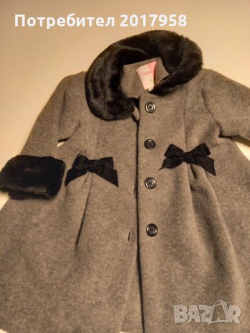 Елегантно детско палто 12  месеца, снимка 3 - Бебешки якета и елеци - 30150134