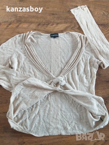 emporio armani - страхотна дамска блуза, снимка 8 - Блузи с дълъг ръкав и пуловери - 35973575