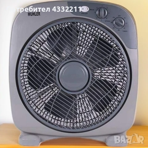 Вентилатор 12"Muhler SMX-1240, подов, бокс, снимка 1