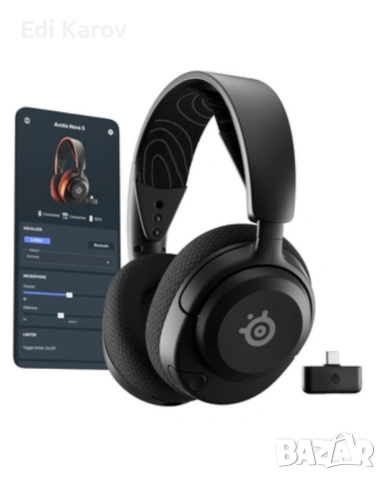 Гейминг слушалки SteelSeries - Arctis Nova 5, безжични, черни , снимка 2 - Bluetooth слушалки - 53060281